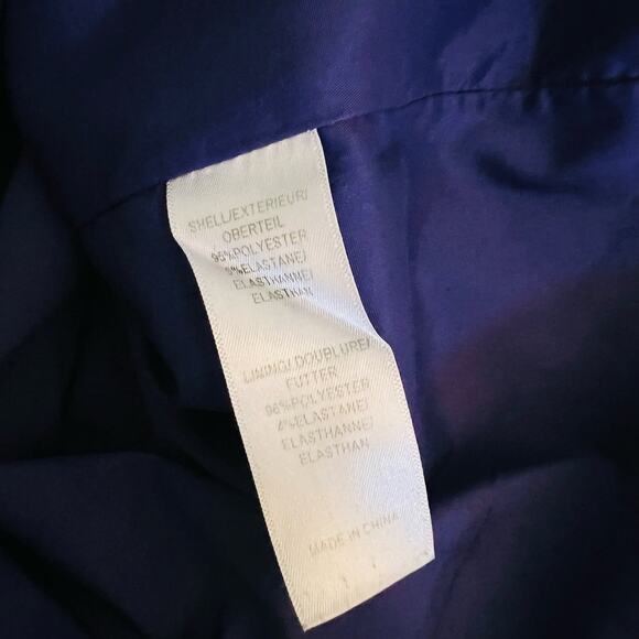 Adrianna Papell Split Neck Side Pleated Sheath Dress Size 4 Purple - Picture 5 of 8